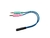 Adaptador de audio 2 Stereo Macho A Hembra De 3.5 Para Pc Nisuta NS-ADST2ST3