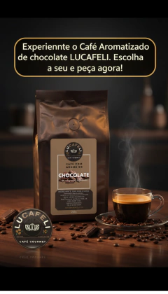 Imagem do CAFÉ GOURMET AROMATIZADO 100% ARÁBICA - CHOCOLATE - EM GRÃOS