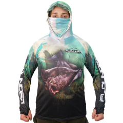 REMERA FLOUNDER CON CUELLO, PUÑO CON MITON Y CAPUCHA - comprar online