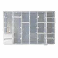 CAJA DE PESCA ORGANIZADORA CON LAMINAS REMOVIBLES 28x18x4,5 - comprar online