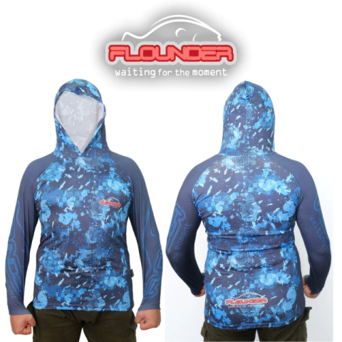 Imagen de REMERA FLOUNDER DISEÑO C/CAPUCHA