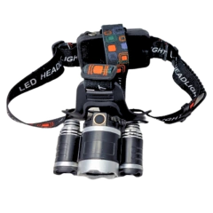 Linterna minera cabeza recargable en internet