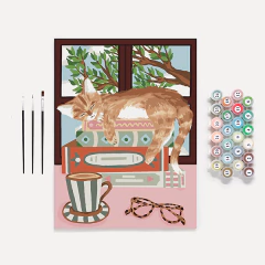 Pintura por Números 30 x 40 cm, Aconchego - comprar online