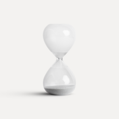 Ampulheta, 2 Minutos Cor Cinza - comprar online
