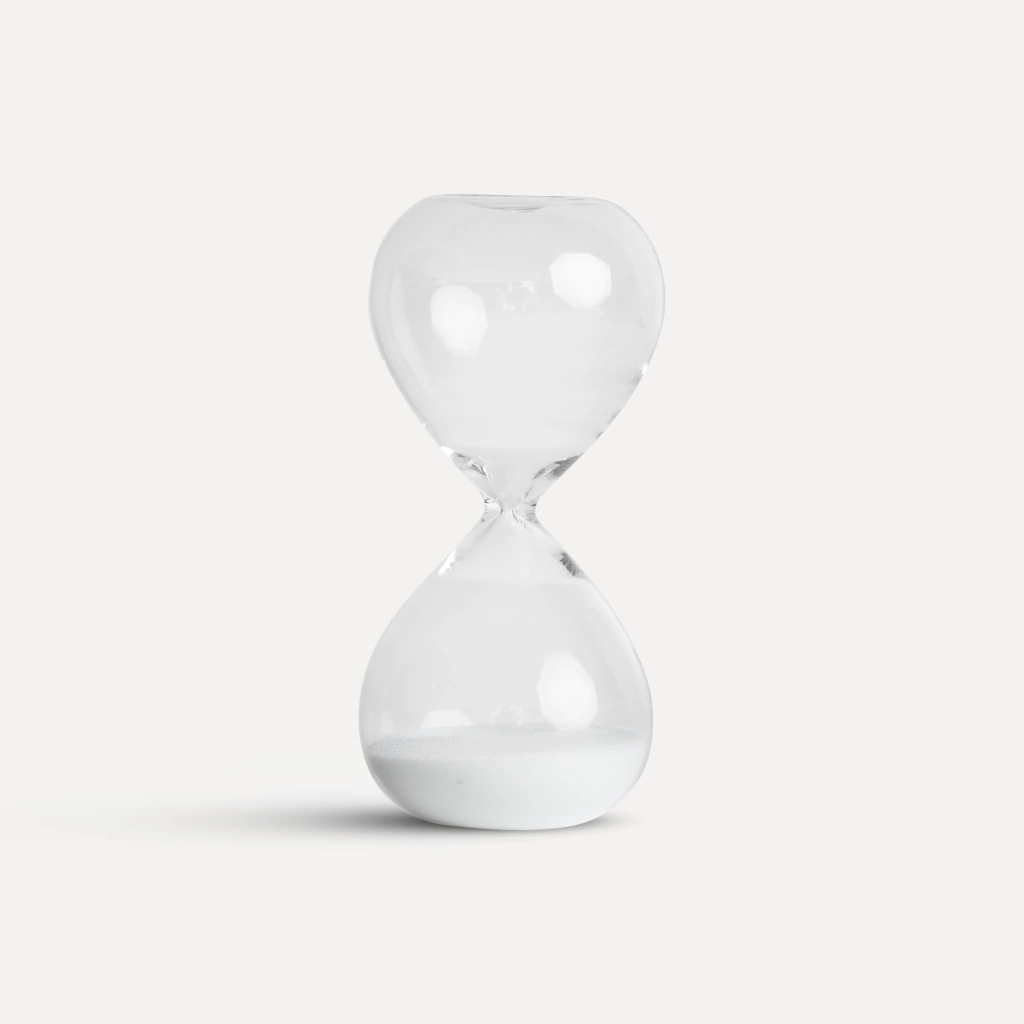 Ampulheta, 3 Minutos Cor Branca