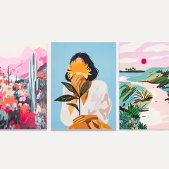 Kit 3 Pinturas por Número, Entre Amigas - comprar online