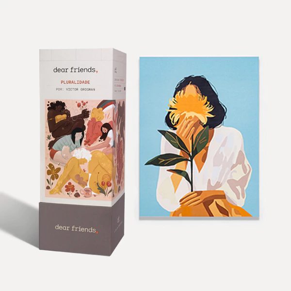 Kit Quebra-cabeça e Pintura por Número, Essência