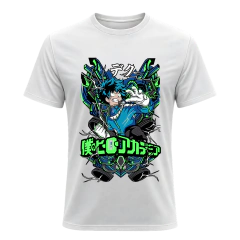REMERA MY HERO ACADEMIA UNISEX IZUKU MIDORIYA PODER 128 en internet