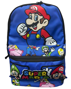 MOCHILA LONA 2 BOLSILLOS - MARIO BROS - comprar online
