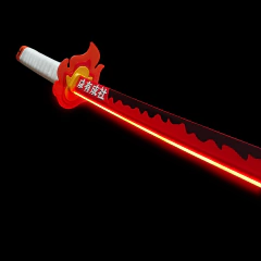 Katana de Kyojuro Rengoku con luz led - Demon Slayer - tienda online