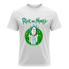 REMERA RICK AND MORTY UNISEX RICK PORTAL VERDE 90