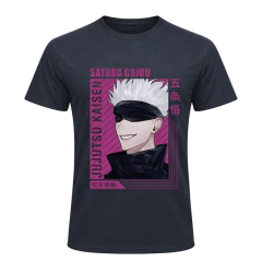 REMERA SATORU VIOLETA - JUJUTSU KAISEN 33 en internet