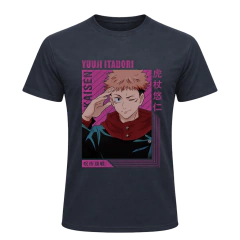 REMERA YUJI ITADORI VIOLETA - JUJUTSU KAISEN 44 en internet