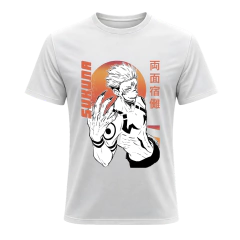 REMERA SUKUNA RYOUMEN NARANJA - JUJUTSU KAISEN 35