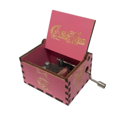 Cajita De Musica Caja A Manivela - SAILOR MOON CAJA ROSA CAJA11 en internet