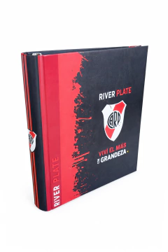 Carpeta Escolar Numero 3 Anillos X 40mm - RIVER PLATE CAR37