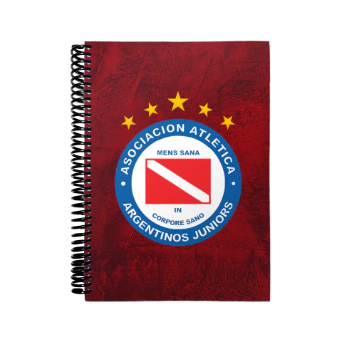 LIBRETA ANOTADOR A6 LISA - ARGENTINOS JUNIORS LIB149 - comprar online