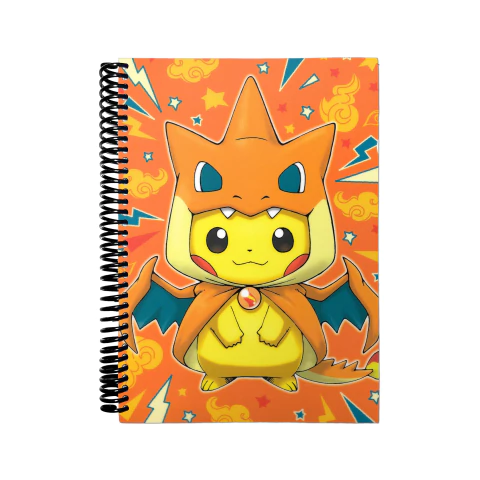 CUADERNO UNIVERSITARIO A4 NARANJA PIKACHU - POKEMON CUAA4205 - comprar online