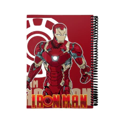 CUADERNO UNIVERSITARIO A4 - IRON MAN CUAA466 en internet