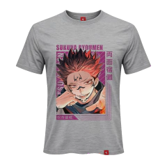REMERA SUKUNA RYOUMEN VIOLETA - JUJUTSU KAISEN 31