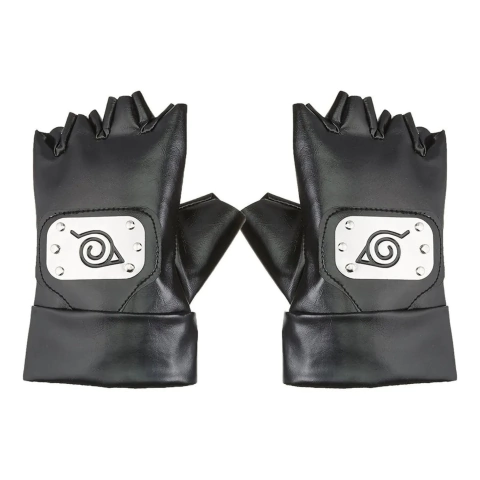 GUANTES KAKASHI NEGRO CUERO - NARUTO - comprar online
