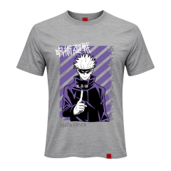 REMERA SATORU GOJO RAYAS - JUJUTSU KAISEN 48 - tienda online