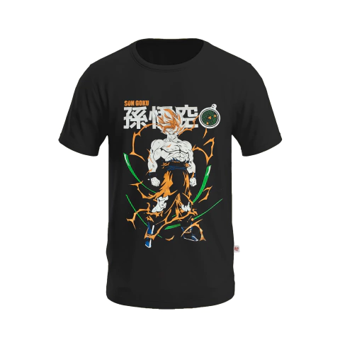 REMERA NEGRA SON GOKU - DRAGON BALL Z - comprar online