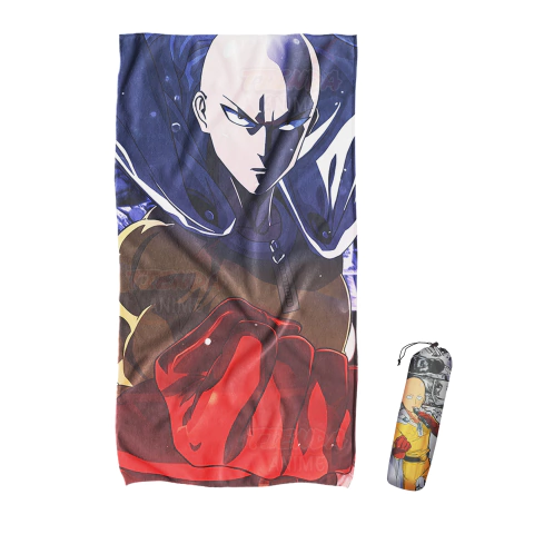 Toallon Microfibra Playero Saitama - One Punch Man TOA179