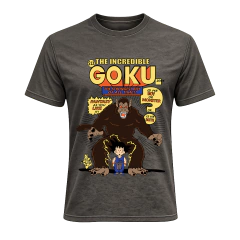 REMERA GOKU Y SIMIO OZARU - DRAGON BALL 58