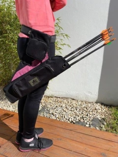 Carcaj Quiver Portaflechas Arqueria 3 Tubos Siege Archery