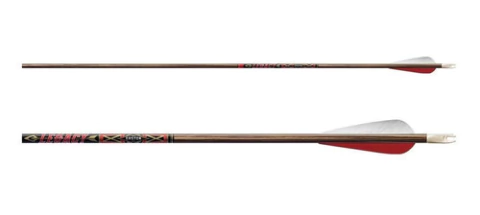 Flechas Easton Aluminio 2016 Plumas Arqueria Tradicional 3u
