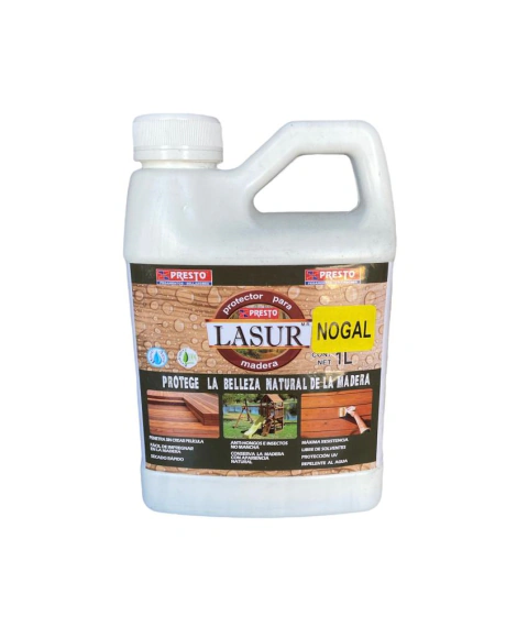 Protector Lasur Presto P/madera Nogal (decks/madera Teka)-lata 1lt