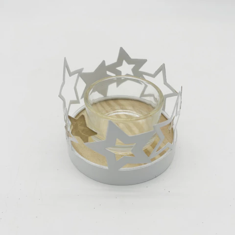 Candelabro de 8 x 8 x 6,2 cm