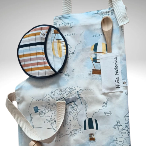 Combo Delantal Unisex con Manopla - comprar online