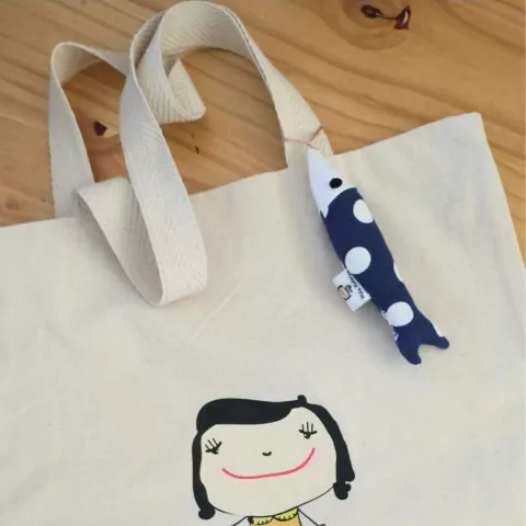 Tote Bag con Mini Sardina