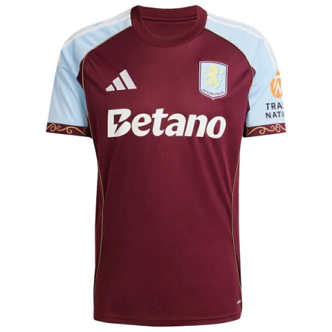 Camisa Aston Villa I 25/26 - Torcedor Adidas Masculina - Vinho e azul - comprar online