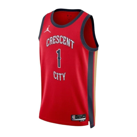 Camiseta Regata NBA New Orleans Pelicans 23/24 - Masculina Nike - Vermelha