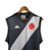 Camisa Regata Vasco da Gama 21/22 - Kappa Torcedor Masculino - Preta com os detalhes em branco - FR ATACADO