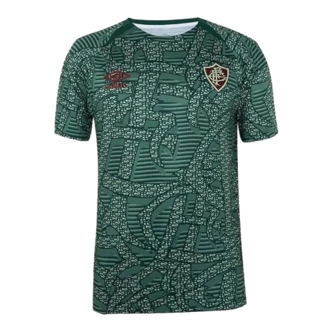 Camisa Fluminense Pré-jogo 24/25 - Torcedor Umbro Masculina - Verde