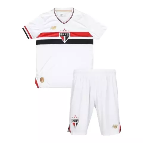 Kit Infantil São Paulo I 25/26 - New Balance - Branco - comprar online