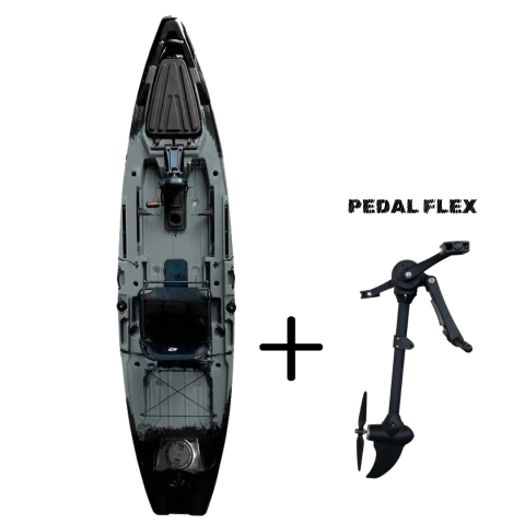 CAIAQUE AÇU 120 COM PEDAL FLEX - Mundo do Caiaque