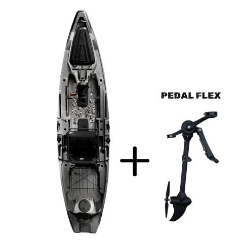 CAIAQUE AÇU 120 COM PEDAL FLEX - Mundo do Caiaque