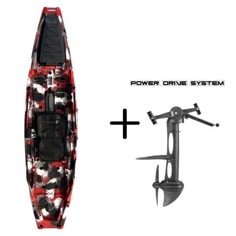 CAIAQUE PREDADOR 1290 C/ PEDAL POWER DRIVE SYSTEM - Mundo do Caiaque