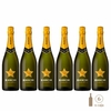 Seis botellas de Bianchi Espumante Estrella Extra Brut de 750cc cada una.