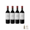 Conjunto de cuatro botellas de vino tinto Cinco Sentidos Gran Reserva - Gran Corte.