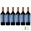 Seis botellas del vino Doña Paula Estate Blue Edition Velvet Red Blend de 750cc cada una.