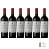 Seis botellas de vino Hinojosa Cabernet Sauvignon Roble, cada una de 750cc.