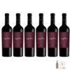 Luigi Bosca Malbec (6 botellas x 750cc). Seis botellas de vino Malbec de la bodega Luigi Bosca, organizadas en fila.