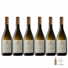 Seis botellas de vino Salentein Primus Chardonnay, cada una de 750cc, con etiquetas claramente visibles.