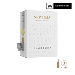 Séptima Bag in Box Chardonnay (3 bag x 3 litros) - comprar online